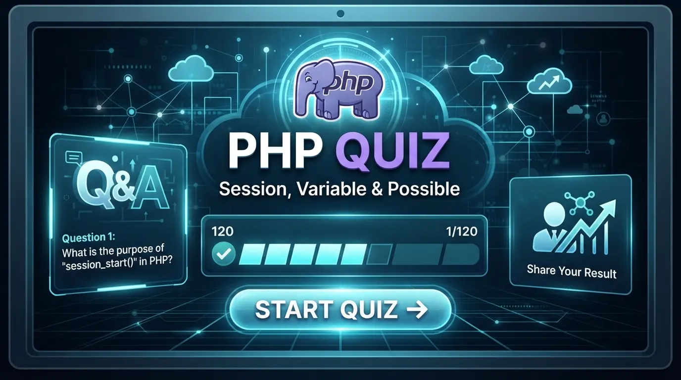PHP Quiz: Sessão, Variável &amp; Possível